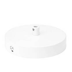 Podsufitka maskownica metalowa biała okrągła 12 cm
