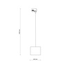 Tk Lighting TRACER JUTA 200 lampa wisząca 1XE27