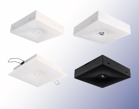 Oprawa sieciowo-awaryjna natynkowa Starlet Quad SCH 250 M 2H AT IP20 [BLK] / 87436