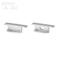 Komplet zaślepek bocznych szarych P6-2 do osłonki C13 (1 szt. z otworem, 1 szt bez otworu) (nr kat 7706201)