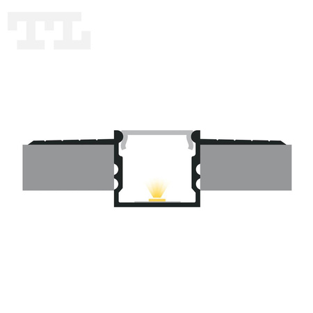 LED P18-3 Profil 1000 mm czarny lakierowany (nr kat 8618312)