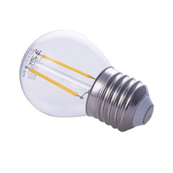 Żarówka Led E27 2W G45  kulka ciepła 2700K filament