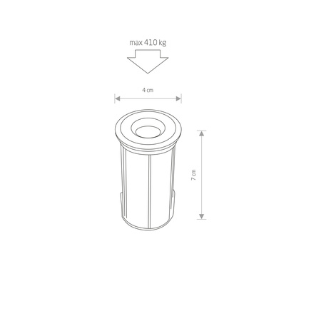 Nowodvorski Lampa najazdowa PICCO LED S 