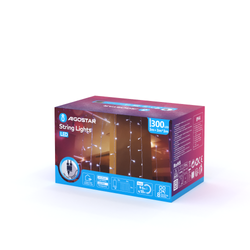 Kurtynka świetlna 300 LED barwa zimna 6500k IP44 3mx3m