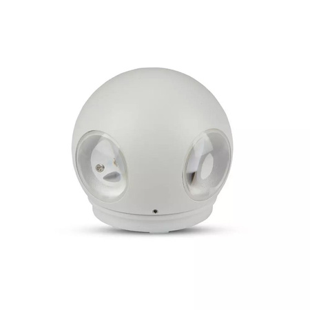 Kinkiet Ścienny V-TAC 4W LED Biały Okrągły IP65 VT-834 3000K 440lm