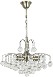 Lampa wisząca Monte Carlo 3xE27 mosiądz 6247/3 21QG