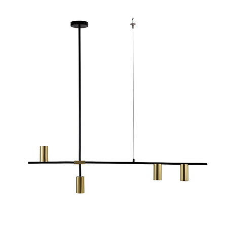 Light prestige Arizona 4 linia wisząca czarny/złoty LP-074/4PL BK/GD