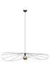 Lampa wisząca ESKOLA 140 czarna