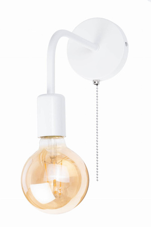 Kinkiet LOFT E27 WST052 biały włącznik on/off