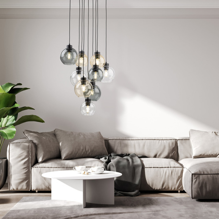 Lampa wisząca CUBUS MIX 9xE27 KOŁO