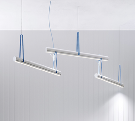 Kluś Lampa wisząca LED Tulip TU ADD ZW L=1131mm, mikropryzma liniowa, 76W, 3000K, DALI, COASTAL