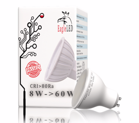 Żarówka LED GU10 CCD 8W=60W Zimna EL