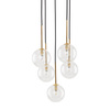 Lampa wisząca NILOS Black/Gold 5xG9