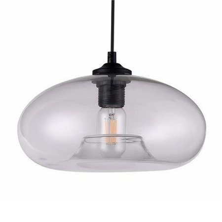 Lampa wisząca szklana Ufo Dafne 1xE27 przezroczysta