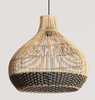 Naturalna Lampa wisząca Rattanowa Amari Ø50 cm Boho