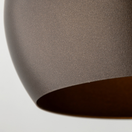 Lampa wisząca ZOE Brown 1xE27 S