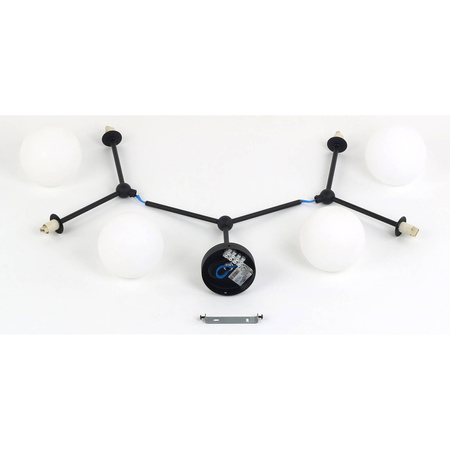 Lampa sufitowa FAIRY Black 4xG9