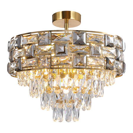 Plafon LUXURIA Gold 9xE14