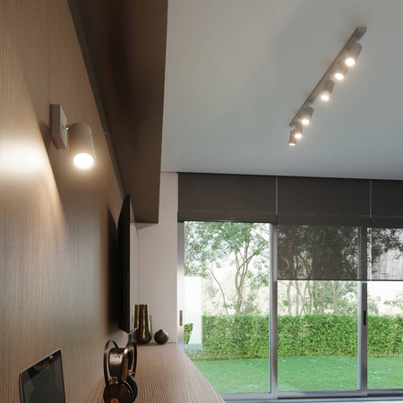 Lampa sufitowa Listwa Biała 6 x GU10