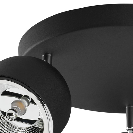 Lampa sufitowa ALTEA Black 3xGU10