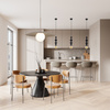 Tk Lighting SLATE SABIA GLASS lampa wisząca 1xE27