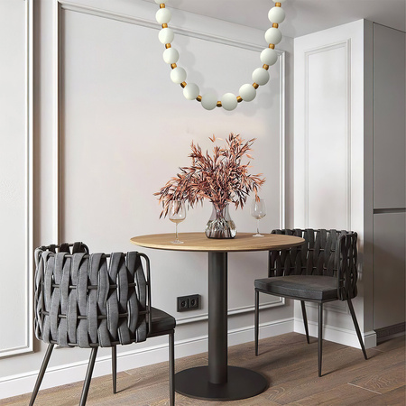 Lampa wisząca Dorado Rope 4 m złota LED CCT