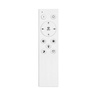 Lampa dekoracyjna wisząca led 60W czarna sterowana pilotem