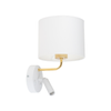 Kinkiet RICHI White/Gold 1xE27+1xG9