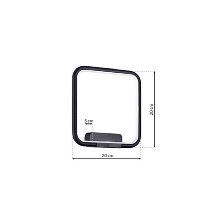 Lampa liniowa Led podtynkowa 30W 4000K czarna JDL-15T