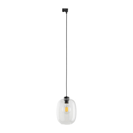 Tk Lighting TRACER ELIO TRANSPARENT lampa wisząca 1XE27