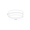 Lampa sufitowa BOHO White 4xE27 450