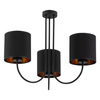 Lampa sufitowa TORENS Black 3xE27