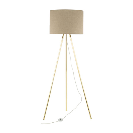 Kampa podłogowa UMBERTO Linen/Gold 1xE27