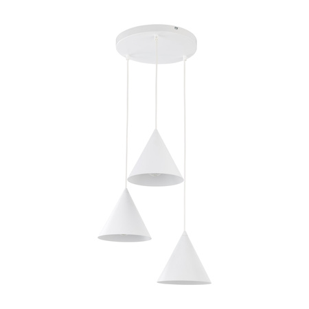 Lampa wisząca CONO White 3xE27 koło