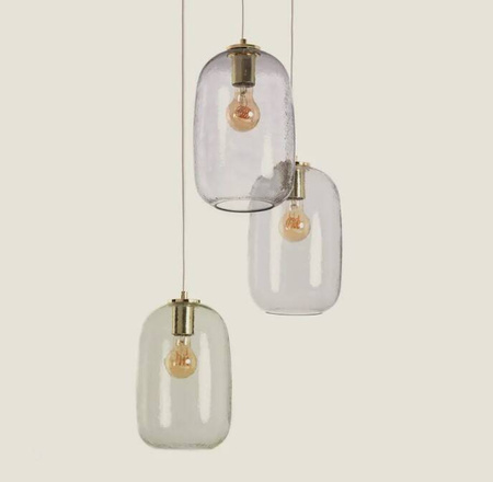 Lampa Wisząca ze Szkła Bonhomía 3xE27
