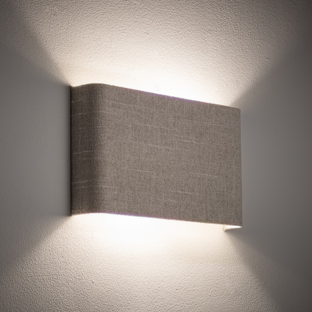 Kinkiet kremowy 2xG9 tkanina SANTANA B Nowodvorski 11655