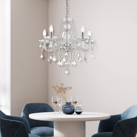 Light prestige Cristallo 5 wiszaca LP-2940/5P