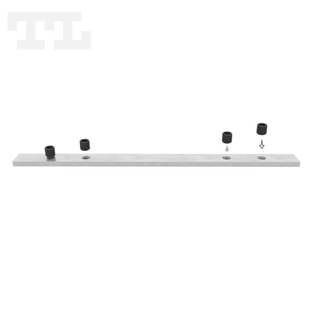 Łącznik prosty z wkrętami dociskającymi (nr kat 750013)