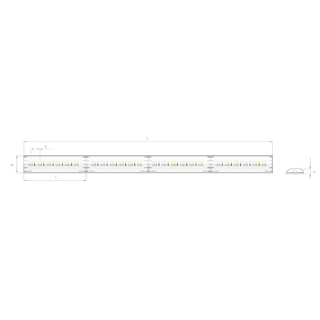 Kluś Taśma LED KWP-GRGBW-1530-24, 3000K, 231 lm/m, 15.3 W/m, IP65