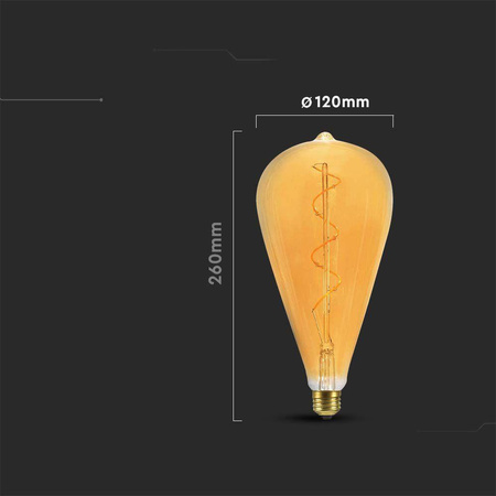 Żarówka LED V-TAC 4W E27 ST120 26cm Filament Bursztyn VT-2273 2700K 250lm