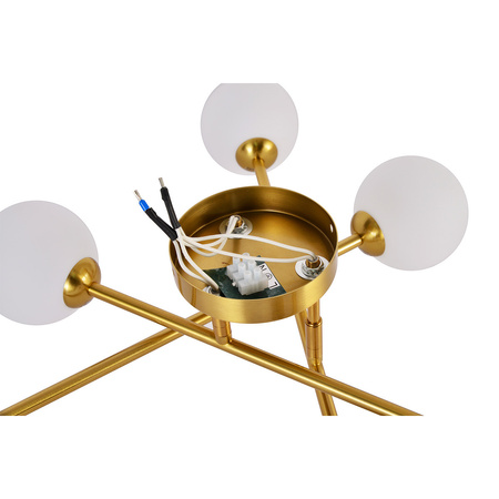 Lampa sufitowa Dorado 6xG9 złota
