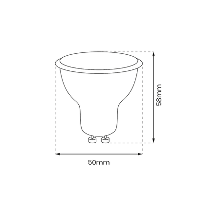 Żarówka LED 6,5W GU10 neutralna 4000K
