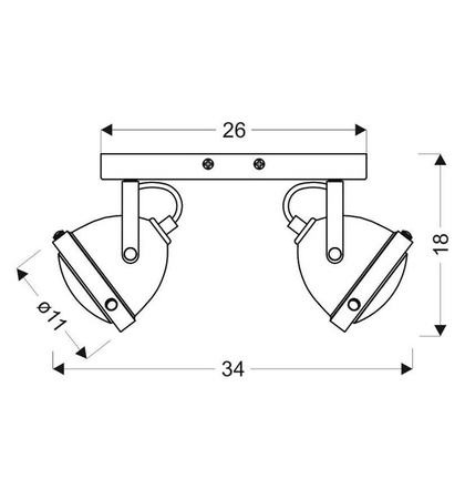 Lampa wisząca TANGO CLEAR 1xE14