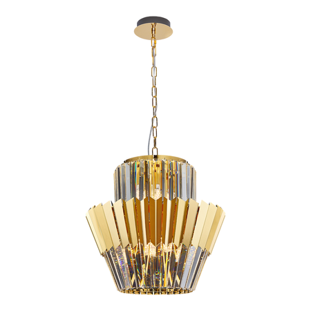 Żyrandol Lampa wisząca DONNA GOLD 9xE14