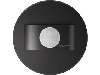 Czujnik ruchu dopuszkowy Rueda PIR 120 Skoff 0,2W 10V DC czarny mat