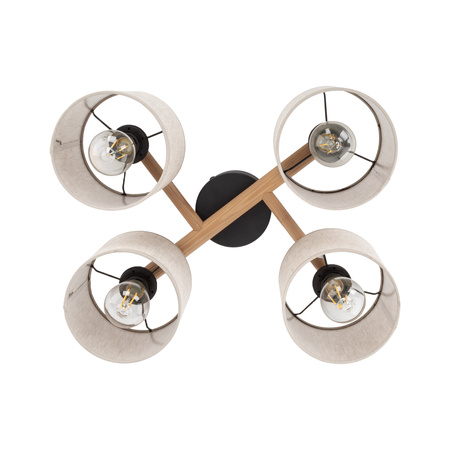 Lampa sufitowa DEVA NATURE 4xE27