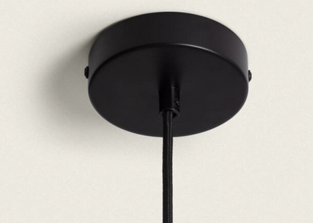 Lampa Wisząca z Metalu i Szkła BECA Oblade biała złota