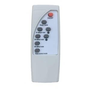 Naświetlacz Solarny LED STREET-12 z czujnikiem PIR, czarny + pilot