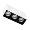 Lampa liniowa natynkowa 9W 4000K biało-czarna JDL-6T
