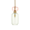 Szklana lampa wisząca MOLLY GREEN 1xE14
